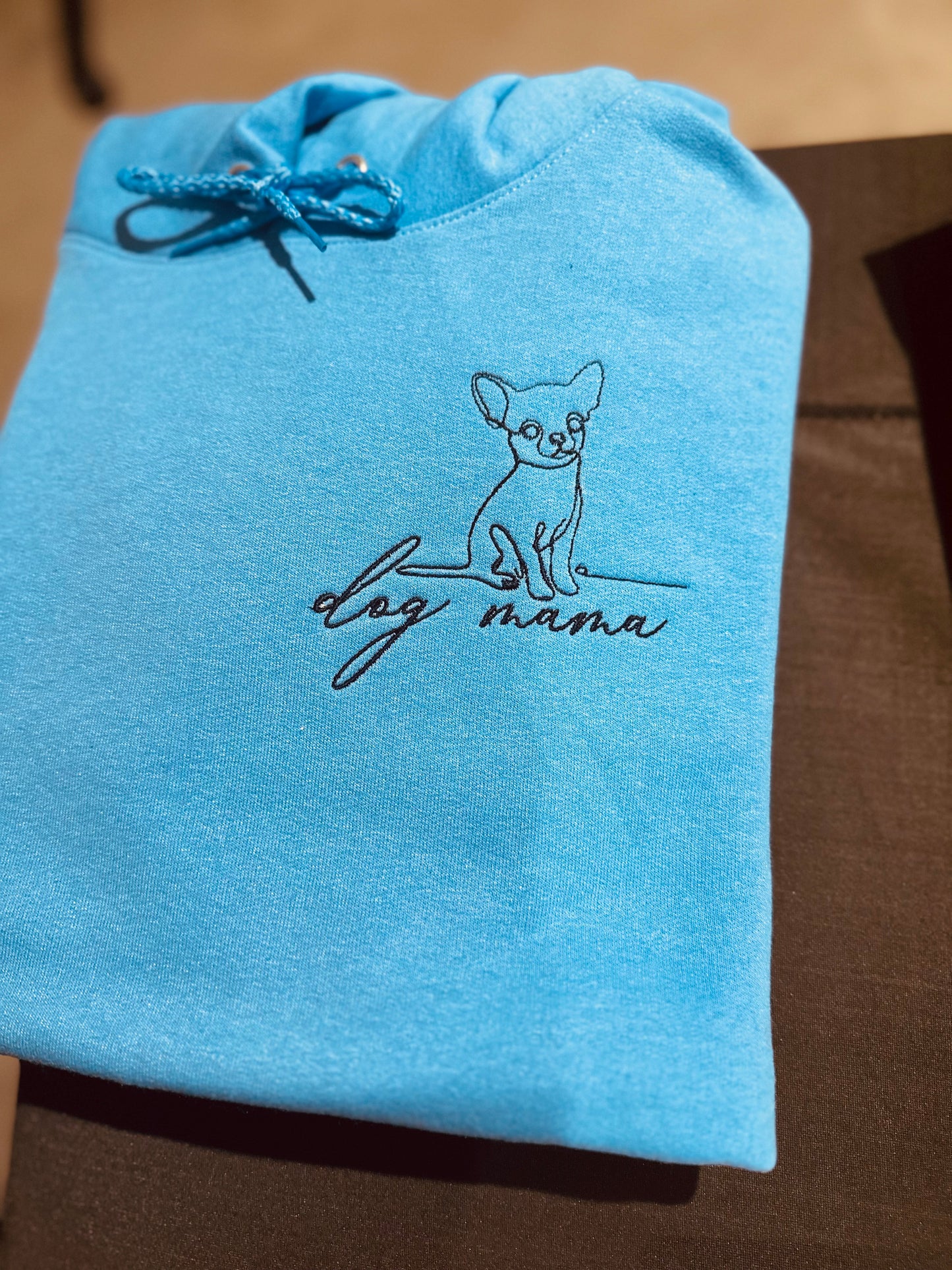 Dog Mom Embroidered Sweatshirt (read description before ordering)